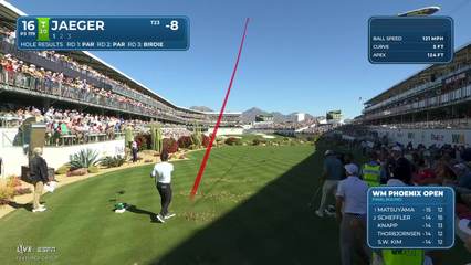 Stephan Jaeger | Round 4 | 16th hole | Shot 1 | 2026 WM Phoenix Open