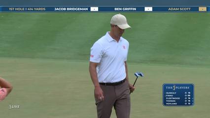 Adam Scott | Round 1 | 1st hole | Shot 4 | 2026 THE PLAYERS