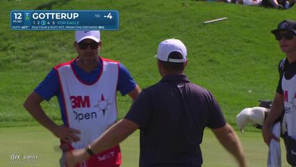 Chris Gotterup | Round 1 | 12th hole | Shot 3 | 2025 3M Open