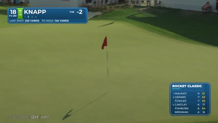 Jake Knapp | Round 1 | 18th hole | Shot 2 | 2026 Rocket Classic