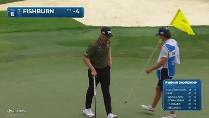 Patrick Fishburn | Round 3 | 15th hole | Shot 5 | 2025 Wyndham