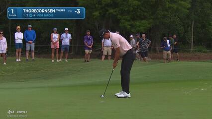 Michael Thorbjornsen | Round 1 | 1st hole | Shot 3 | 2025 Zurich Classic