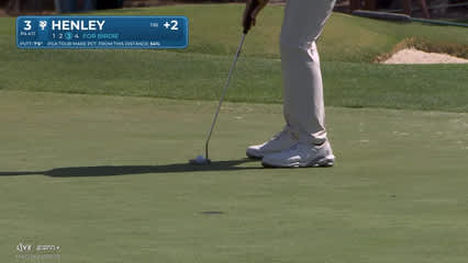 Russell Henley | Round 1 | 3rd hole | Shot 3 | 2025 Procore