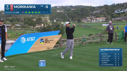 Collin Morikawa | Round 2 | 7th hole | Shot 1 | 2026 AT&T Pebble Beach