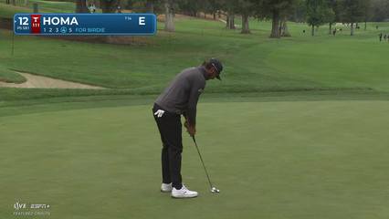 Max Homa | Round 1 | 12th hole | Shot 4 | 2025 Procore
