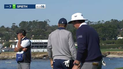 Jordan Spieth | 2022 AT&T Pebble Beach | Round 4 | 7th hole | Shot 2