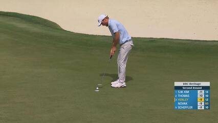 Russell Henley | Round 2 | 13th hole | Shot 4 | 2025 RBC Heritage
