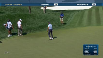 Jordan Spieth | Round 3 | 5th hole | Shot 4 | 2025 THE PLAYERS