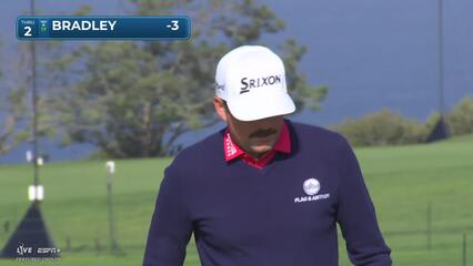 Keegan Bradley | Round 4 | 2nd hole | Shot 4 | 2025 Farmers