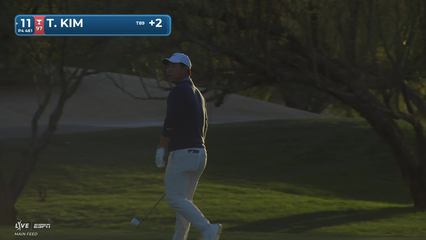 Tom Kim | Round 2 | 11th hole | Shot 2 | 2026 WM Phoenix Open