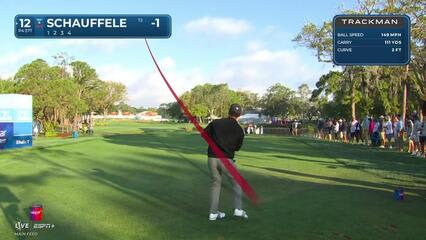 Xander Schauffele | Round 1 | 12th hole | Shot 1 | 2025 Valspar