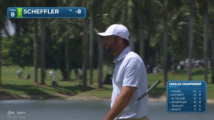 Scottie Scheffler | Round 3 | 8th hole | Shot 4 | 2026 Cadillac
