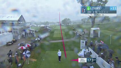 Shane Lowry | Round 2 | 18th hole | Shot 1 | 2025 Truist Championship