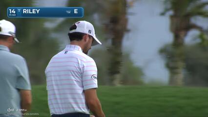 Davis Riley | Round 2 | 14th hole | Shot 4 | 2025 Mexico Open