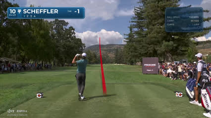 Scottie Scheffler | Round 1 | 10th hole | Shot 1 | 2025 Procore