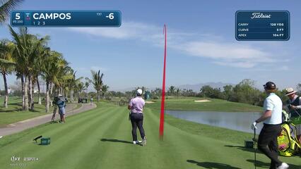 Rafael Campos | Round 3 | 5th hole | Shot 1 | 2025 Mexico Open