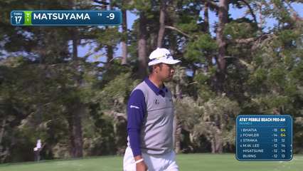 Hideki Matsuyama | Round 2 | 8th hole | Shot 4 | 2026 AT&T Pebble Beach
