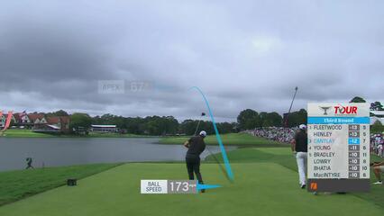 Patrick Cantlay | Round 3 | 8th hole | Shot 1 | 2025 TOUR Championship