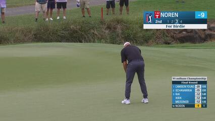 Alex Noren | Round 4 | 2nd hole | Shot 3 | 2025 Wyndham