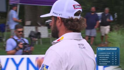 Cameron Young | Round 3 | 8th hole | Shot 1 | 2025 Wyndham