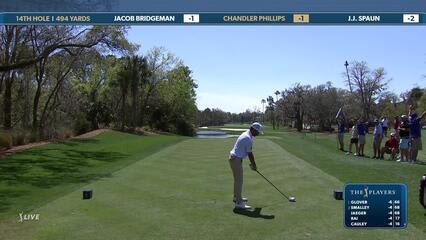 Chandler Phillips | Round 1 | 14th hole | Shot 1 | 2025 THE PLAYERS