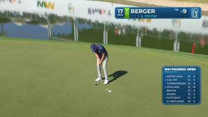 Daniel Berger | Round 4 | 17th hole | Shot 4 | 2026 WM Phoenix Open