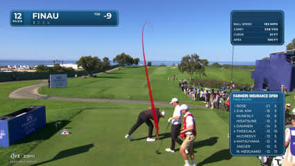 Tony Finau | Round 4 | 12th hole | Shot 1 | 2026 Farmers