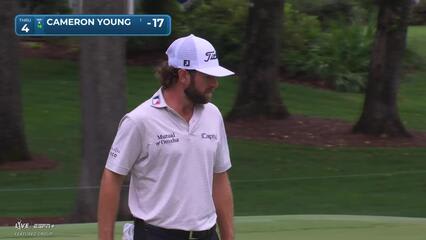 Cameron Young | Round 3 | 4th hole | Shot 3 | 2025 Wyndham