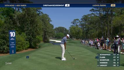 Ludvig Aberg | 2024 THE PLAYERS | Round 4 | 10th hole | Shot 1