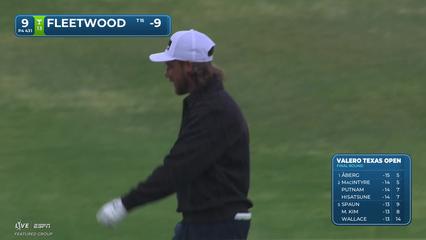 Tommy Fleetwood | Round 4 | 9th hole | Shot 3 | 2026 Valero