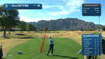 Robert MacIntyre | Round 2 | 15th hole | Shot 1 | 2026 The American Express