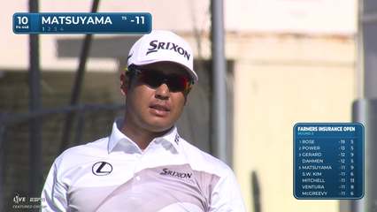 Hideki Matsuyama | Round 3 | 10th hole | Shot 1 | 2026 Farmers