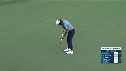 Akshay Bhatia | Round 3 | 18th hole | Shot 5 | 2024 Hero World Challenge