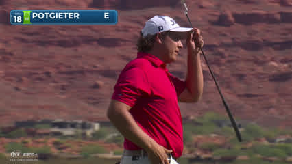 Aldrich Potgieter | Round 1 | 9th hole | Shot 5 | 2025 Bank of Utah