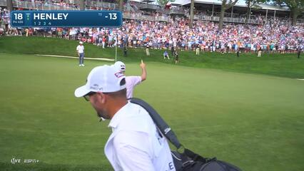 Russell Henley | Round 4 | 18th hole | Shot 3 | 2025 Travelers