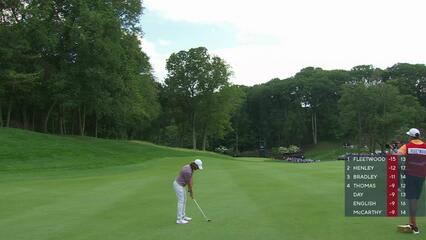 Tommy Fleetwood | Round 3 | 14th hole | Shot 2 | 2025 Travelers