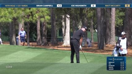 Matt McCarty | Round 1 | 16th hole | Shot 2 | 2025 THE PLAYERS