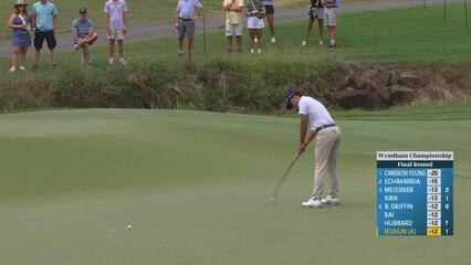 Jackson Koivun | Round 4 | 2nd hole | Shot 4 | 2025 Wyndham