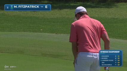 Matt Fitzpatrick | Round 1 | 6th hole | Shot 4 | 2025 Wyndham