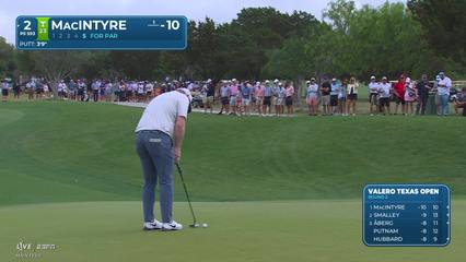 Robert MacIntyre | Round 2 | 2nd hole | Shot 5 | 2026 Valero