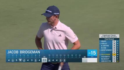 Jacob Bridgeman | Round 4 | 14th hole | Shot 3 | 2025 Cognizant Classic