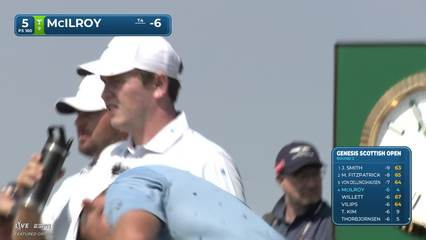 Rory McIlroy | Round 2 | 5th hole | Shot 1 | 2026 Genesis Scottish Open