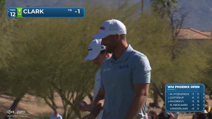 Wyndham Clark | Round 1 | 3rd hole | Shot 4 | 2026 WM Phoenix Open