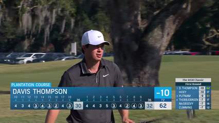 Davis Thompson | Round 1 | 9th hole | Shot 3 | 2025 The RSM Classic