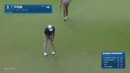 Steven Fisk | Round 4 | 3rd hole | Shot 3 | 2025 Wyndham