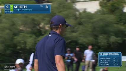 Jordan Spieth | Round 4 | 9th hole | Shot 3 | 2026 The Genesis