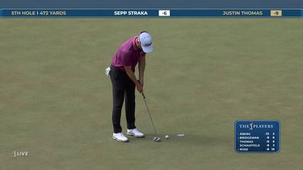 Justin Thomas | Round 3 | 5th hole | Shot 5 | 2026 THE PLAYERS