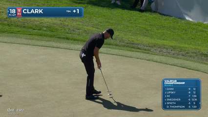 Wyndham Clark | Round 2 | 18th hole | Shot 4 | 2026 Valspar