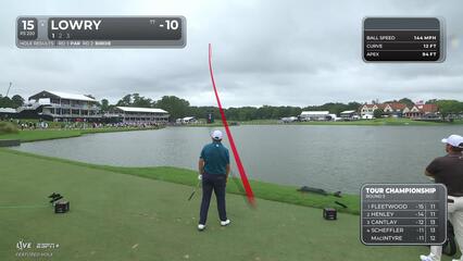 Shane Lowry | Round 3 | 15th hole | Shot 1 | 2025 TOUR Championship