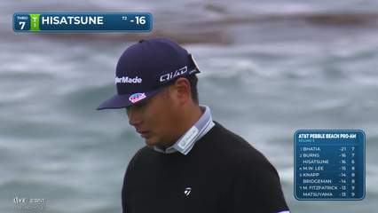 Ryo Hisatsune | Round 3 | 7th hole | Shot 3 | 2026 AT&T Pebble Beach